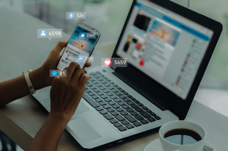 Social media engagement